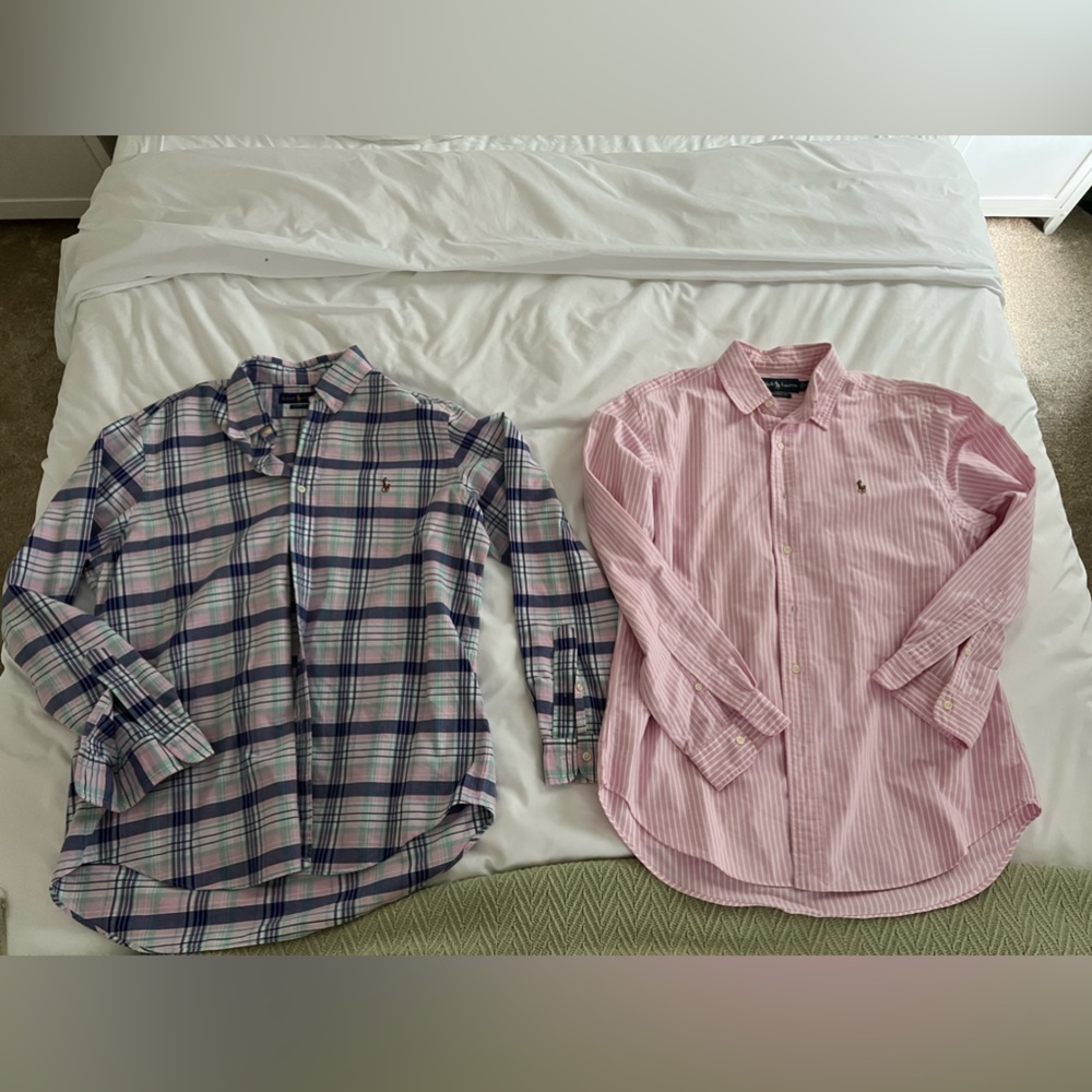 Two Men’s Ralph Lauren Shirts
